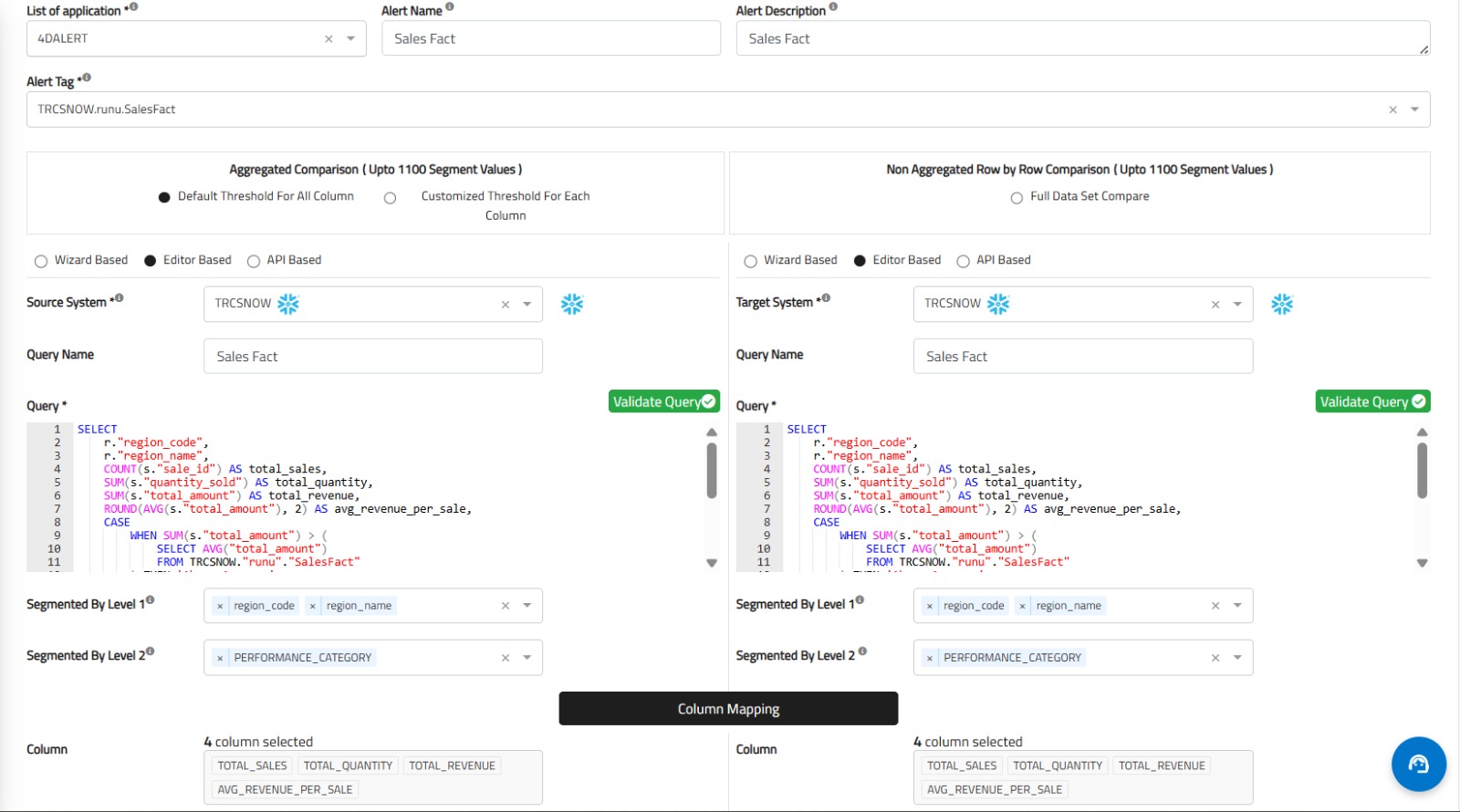 4dalert SQL-Driven Flexibility + Prebuilt Rules