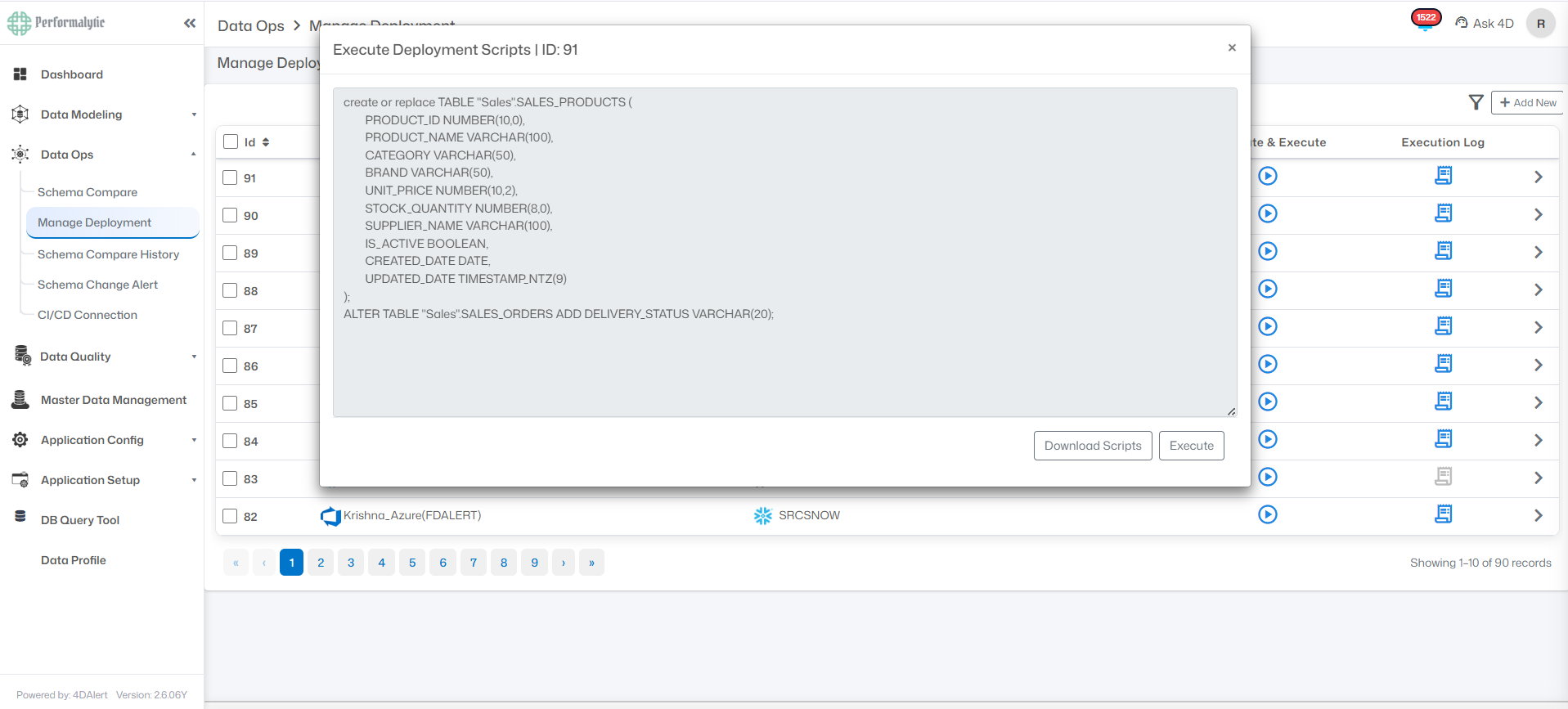 Manual versus automated Database CI/CD pipeline illustrating schema comparison, deployment automation, approval workflow, audit logging, and production release process.
